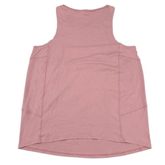 Lululemon Back In Action Tank Pima Cotton In Quicksand Size 4 - Picture 4 of 6